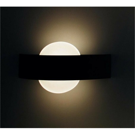 APPLIQUE A LED 8 WATT LAMPADA LUCE CALDA DA PARETE DOPPIA EMISSIONE E17-NC