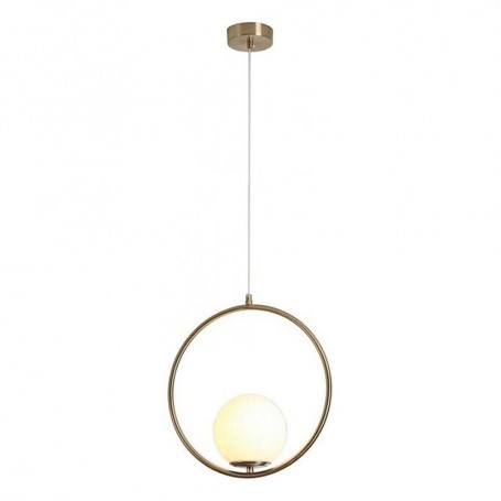 LAMPADARIO A SOSPENSIONE SFERA ATTACCO G9 MODERNO BRONZO