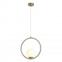 LAMPADARIO A SOSPENSIONE SFERA ATTACCO G9 MODERNO BRONZO