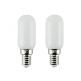 2 X LAMPADINA LED 4 WATT LUCE CALDA 3000K E14 PER LAMPADARIO CAPPA DA CUCINA