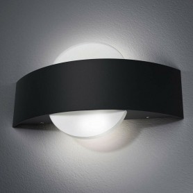 APPLIQUE LED 8 WATT A PARETE LAMPADA LUCE BIANCA DOPPIA EMISSIONE E17-NF