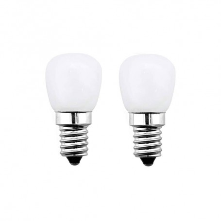 2 LAMPADINE LED 2 WATT LUCE CALDA LAMPADINA PER FRIGORIFERO CAPPA LAMPADARIO