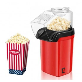 MACCHINA PER POPCORN ELETTRICA 1200W AD ARIA CALDA SENZA GRASSI