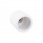 PORTAFARETTO GESSO DA SOFFITTO GU10 PORTA FARETTO CILINDRO BIANCO VERNICIABILE