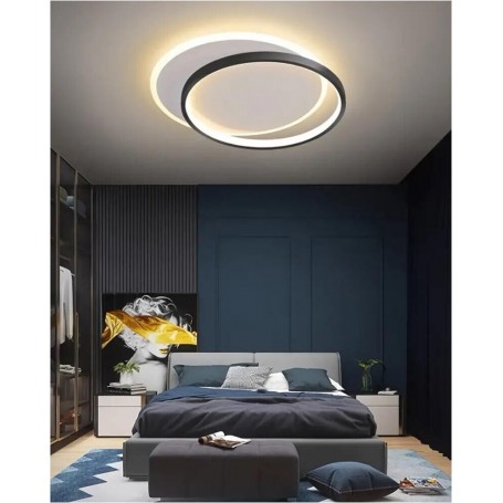 PLAFONIERA LED LUCE BIANCA CALDA NATURALE LAMPADA TONDA DA SOFFITTO 36 W