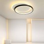 PLAFONIERA LED LUCE BIANCA CALDA NATURALE LAMPADA TONDA DA SOFFITTO 36 W