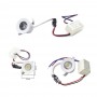 FARETTO LED 1 WATT INCASSO MINI PUNTO LUCE CALDA 3000K BORDO BIANCO