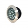 FARETTO CARRABILE CALPESTABILE SEGNAPASSI DA TERRA 18 W LED LUCE BIANCA IP67