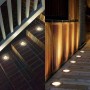 FARETTO CALPESTABILE DA TERRA SEGNAPASSI CARRABILE 12 W LED LUCE CALDA IP67