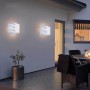 APPLIQUE LED LUCE CALDA LAMPADA A PARETE 10W INTERNO ESTERNO FARETTO CUBO BIANCO