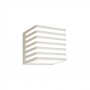 APPLIQUE LED LUCE BIANCA LAMPADA A PARETE 10W INTERNO ESTERNO CUBO BIANCO
