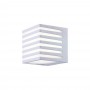 APPLIQUE LED LUCE BIANCA LAMPADA A PARETE 10W INTERNO ESTERNO CUBO BIANCO
