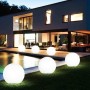 LAMPADA SFERA DA TERRA INTERNO ESTERNO ILLUMINAZIONE GIARDINO PALLA 50 CM E27