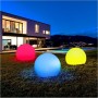 LAMPADA SFERA DA TERRA INTERNO ESTERNO ILLUMINAZIONE GIARDINO PALLA 50 CM E27