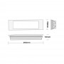 LAMPADA DI EMERGENZA 20 LED DA INCASSO 5 WATT LUCE BIANCA 6500K