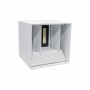 APPLIQUE A PARETE FARETTO 52 LED LUCE BIANCA 22 WATT ESTERNO INTERNO IP65 ES66BF
