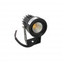 FARETTO LED LUCE CALDA COB 3.5 W PROIETTORE DA GIARDINO TERRA STAFFA A PARETE