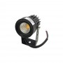FARETTO LED LUCE CALDA COB 3.5 W PROIETTORE DA GIARDINO TERRA STAFFA A PARETE