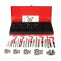 KIT 131 PZ ACCESSORI RIPARAZIONE FILETTI RIPRISTINA FILETTATURE ELICOIDI MASCHI