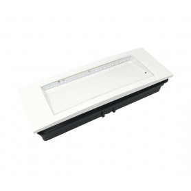 LAMPADA EMERGENZA 20 LED LUCE BIANCA 6000K CLIP SAMSUNG BATTERIA LITIO V-TAC