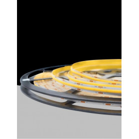 STRISCIA LED COB LUCE CALDA BOBINA 50 METRI 24 V SMD 500 WATT 3000K 8 MM