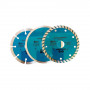 SET 3 DISCHI PER SMERIGLIATRICE DISCO DIAMANTATO TAGLIA CEMENTO PIETRA MATTONI