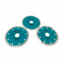 SET 3 DISCHI PER SMERIGLIATRICE DISCO DIAMANTATO TAGLIA CEMENTO PIETRA MATTONI