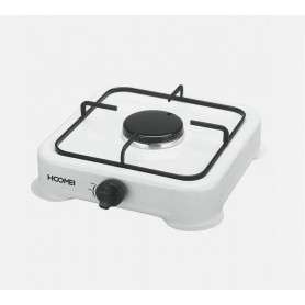 FORNELLO DA CAMPEGGIO CUCINA A GAS GPL PIASTRA 1 FUOCO BRUCIATORE BIANCO
