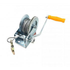 VERRICELLO MANUALE PARANCO MONTACARICHI GANCIO ARGANO 1200 LB CAVO ACCIAIO 6 MT