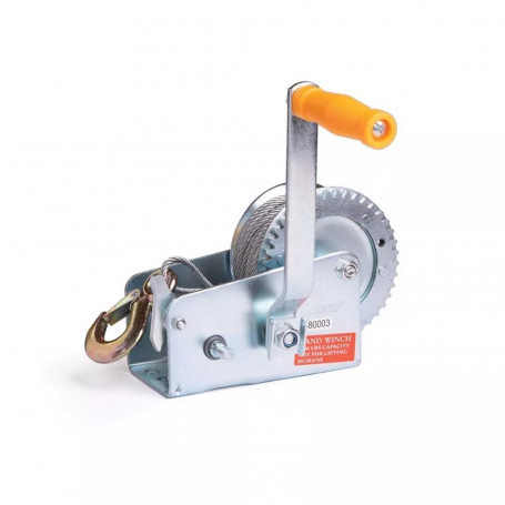 PARANCO MONTACARICHI VERRICELLO MANUALE ARGANO 600 LB CAVO GANCIO ACCIAIO 6 MT