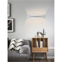 APPLIQUE LED LUCE BIANCA CALDA NATURALE 12 W LAMPADA DA PARETE 3 CCT BIANCO