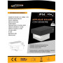 APPLIQUE LED LUCE BIANCA FARO CON PANNELLO SOLARE SENSORE CREPUSCOLARE ESTERNO