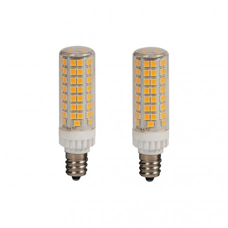 LAMPADINA LED 7 W LUCE CALDA 3000K 2 LAMPADINE E14 PER LAMPADARIO