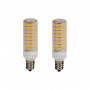 LAMPADINA LED 7 W LUCE CALDA 3000K 2 LAMPADINE E14 PER LAMPADARIO