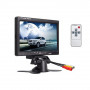 MONITOR LCD 7" POLLICI PER TELECAMERA RETROMARCIA AUTO CAMPER AV1 AV2