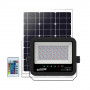 FARO LED RGB PANNELLO SOLARE 30 W TELECOMANDO FARETTO SENSORE CREPUSCOLARE IP65