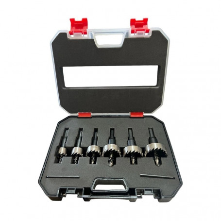 SET 6 FRESE A TAZZA FRESA IN METALLO DURO PER FERRO ALLUMINIO 16 20 25 30 35 MM