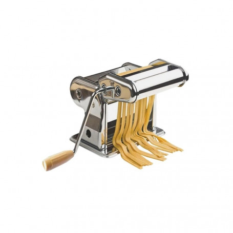 MACCHINA MANUALE PER PASTA FRESCA RULLO STENDE E TAGLIA IN ACCIAIO INOX HM-5125