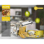MACCHINA MANUALE PER PASTA FRESCA RULLO STENDE E TAGLIA IN ACCIAIO INOX HM-5125