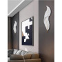 APPLIQUE LED A FORMA DI PIUMA LAMPADA LUCE BIANCA CALDA NATURALE 12 W 3 CCT