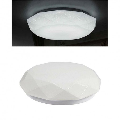 PLAFONIERA LED DA SOFFITTO 24 WATT LAMPADARIO LUCE BIANCA 6500K C02