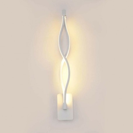 APPLIQUE A PARETE LAMPADA LED 9 WATT LUCE CALDA 3000K 9W DA INTERNO CASA