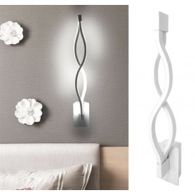 APPLIQUE LAMPADA DA PARETE A LED 9 WATT LUCE BIANCA FREDDA 6500K 9W INTERNO